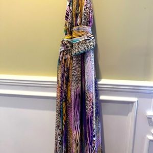 Luxxel animal print maxi dress